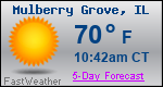 Weather Forecast for Mulberry Grove, IL