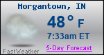 Weather Forecast for Morgantown, IN