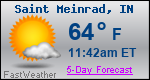 Weather Forecast for Saint Meinrad, IN
