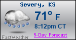 Weather Forecast for Severy, KS