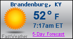 Weather Forecast for Brandenburg, KY