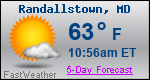 Weather Forecast for Randallstown, MD