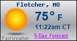 Weather Forecast for Fletcher, MO