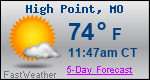 Weather Forecast for High Point, MO