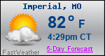 Weather Forecast for Imperial, MO