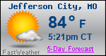 Weather Forecast for Jefferson City, MO
