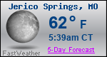 Weather Forecast for Jerico Springs, MO