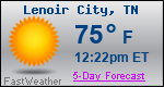 Weather Forecast for Lenoir City, TN