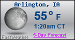 Weather Forecast for Arlington, IA