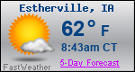 Weather Forecast for Estherville, IA