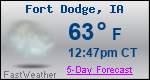 Weather Forecast for Fort Dodge, IA