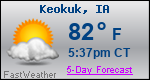 Weather Forecast for Keokuk, IA