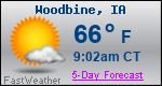 Weather Forecast for Woodbine, IA