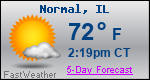 Weather Forecast for Normal, IL