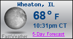 Weather Forecast for Wheaton, IL