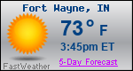 Weather Forecast for Fort Wayne, IN
