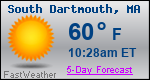 Weather Forecast for South Dartmouth, MA