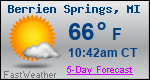 Weather Forecast for Berrien Springs, MI