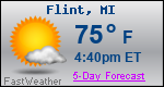 Weather Forecast for Flint, MI
