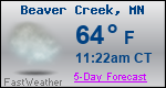 Weather Forecast for Beaver Creek, MN