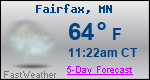 Weather Forecast for Fairfax, MN