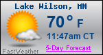 Weather Forecast for Lake Wilson, MN