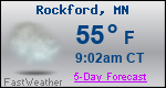 Weather Forecast for Rockford, MN