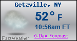 Weather Forecast for Getzville, NY