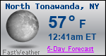 Weather Forecast for North Tonawanda, NY