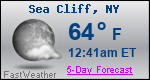 Weather Forecast for Sea Cliff, NY