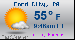 Weather Forecast for Ford City, PA
