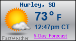 Weather Forecast for Hurley, SD