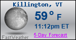 Weather Forecast for Killington, VT