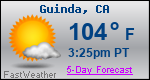 Weather Forecast for Guinda, CA