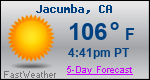 Weather Forecast for Jacumba, CA