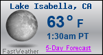 Weather Forecast for Lake Isabella, CA