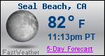 Weather Forecast for Seal Beach, CA