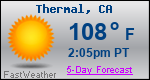 Weather Forecast for Thermal, CA
