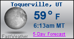 Weather Forecast for Toquerville, UT