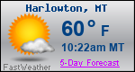 Weather Forecast for Harlowton, MT