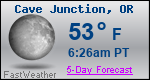 Weather Forecast for Cave Junction, OR