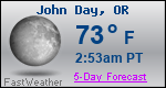 Weather Forecast for John Day, OR