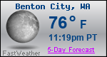 Weather Forecast for Benton City, WA