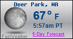 Weather Forecast for Deer Park, WA
