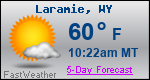 Weather Forecast for Laramie, WY