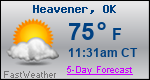 Weather Forecast for Heavener, OK