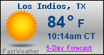 Weather Forecast for Los Indios, TX