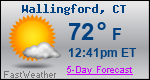 Weather Forecast for Wallingford, CT