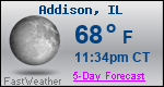 Weather Forecast for Addison, IL
