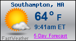 Weather Forecast for Southampton, MA